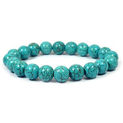 December birthstone Bracelet with a Turquoise crystal – Artiby.com